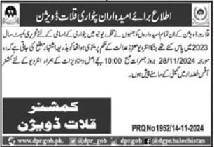 Commissioner Office Jobs 2024