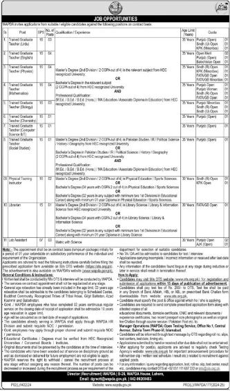 Water and Power Development Authority of Pakistan (WAPDA) Jobs 2024